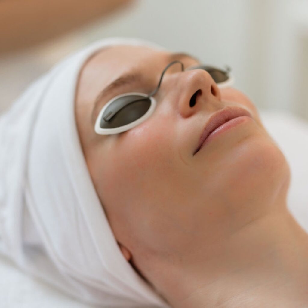 Lumecca IPL Pigmentation Correction treatment at Lisa Franklin London – advanced IPL therapy for hyperpigmentation, sun spots, and uneven skin tone.